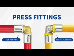 Brass Push To Connect Press Sanayi Ayarları PEX AL PEX borusu için kurşunsuz