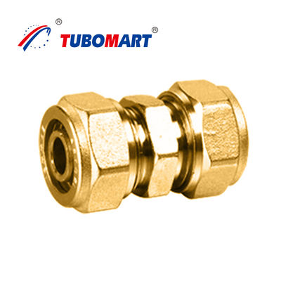 Çapraz Bağlı Polyethylene Erkek Sıkıştırma Boru Fittings Chrome Plating