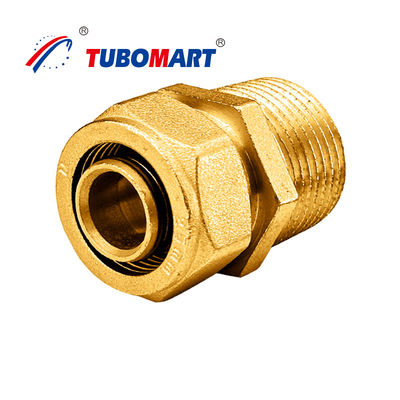 12mm Sıkıştırma Pex Fittings Chrome Plated Sıkıştırma Bakır Fittings