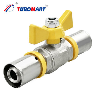 Polietilen Alüminyum Pres Pex Gaz Boru Fittings Basınç Bağlantı Fitting