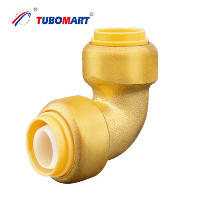 Tesisat 1/2 Pex Hızlı Bağlantı Fittings Kurşun Serbest Bakır İtmek Fit Fittings
