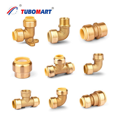 Bakır Tesisat Eldiven Fittings Kurşunsuz Hızlı Bağlantı Pex İtkin Fit Fittings