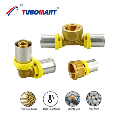 TH Tipi Pex Basın Fittings 16mm - 32mm Pex Al Pex Bağlantıları Özel