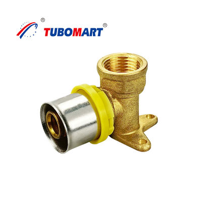 Ticari Bakır Pex Tüp Bağlantıları 16mm - 32mm Pex Tüp Basınç Fittings