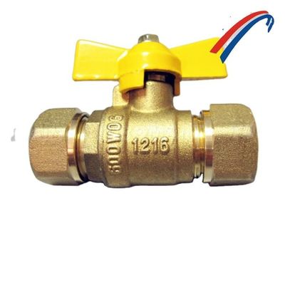 ODM Yüksek Performanslı Bakır Gaz Valfi Ticari 1/2 In Gaz Top Valfi