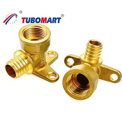 Nikel kaplamalı PEX kaydırma armatürleri 1/2 inç BSP / NPT Boyutu En yüksek basınç 200 Psi