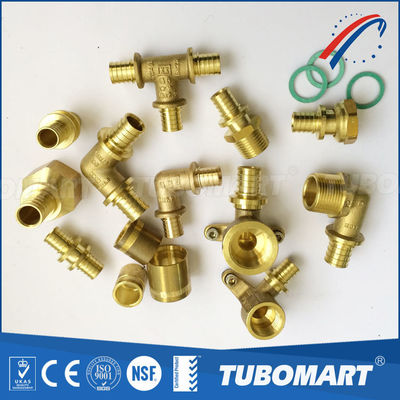 Merdiven Tesisi Bakır Pex Kaydırıcı Düzleştirme 1/2 Inch 3/4 Inch 1 Inch Pex Pipe Tee