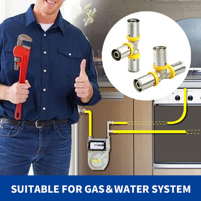 3/4 Inch Endüstriyel Basın Tesisat Fittings PEX Tubing Uyumluluk