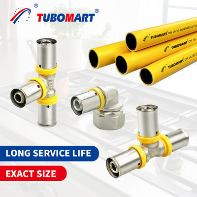 Ticari Pex Press Fittings Yüksek Performanslı 3/4 Inç Bakır Bahçe hortumu Fittings