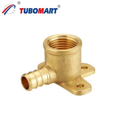 Bakır Crimp Boru Fittings Su Tedarik Sistemi için Pex Boru Bağlantıları