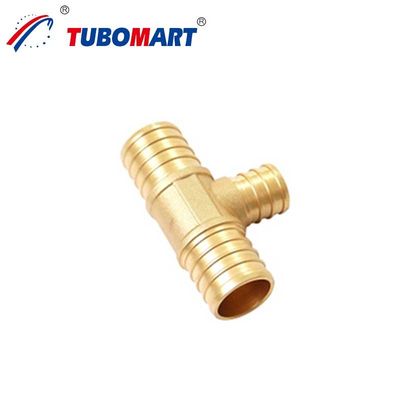 Yüksek Basınçlı Pex Crimp Fittings 200 Psi Bakır Crimp Fittings