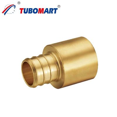 Brass Pex Crimp Fittings 1/2 Inch Lead Free Su Tedarik Sistemi için