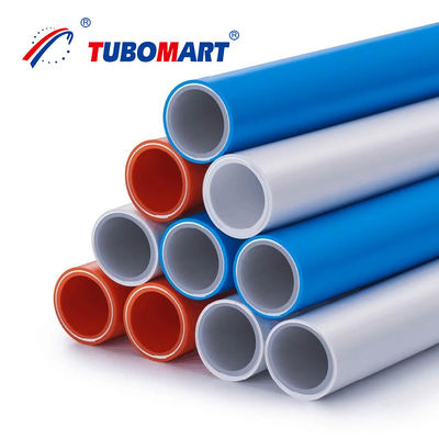Beyaz Kırmızı Mavi Pex Su Boru DN 16mm - 32mm Çapraz Bağlı Polietilen Pex Tüpleri