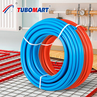 Korrozyona dayanıklı yalıtımlı Pex borusu 50m 100m 200m Her rulo için Crimp Fitting ile