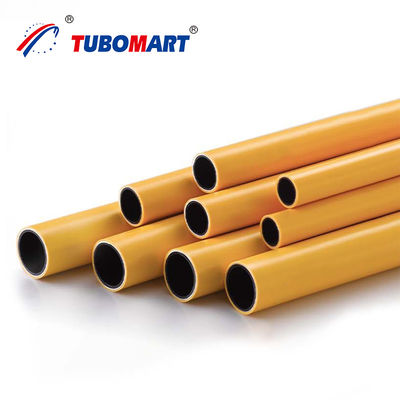 OEM Lpg Gaz Boru 16-32MM Pex Al Gaz Boruları Lpg Gazı için Sarı Alüminyum Boru