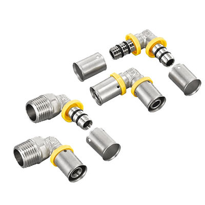 Fabrika Doğrudan SatışKolay Montaj PEX boru baskı armatürleri NPT veya BSP boru gaz sistemleri için