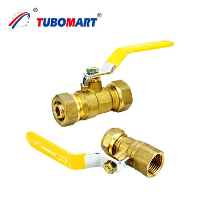 PEX-AL-PEX için 2 inç GAS Brass Ball Valve