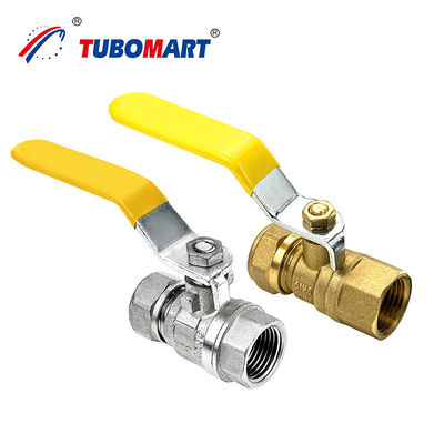 ISO 17484-1 & AS 417.8 NPT veya BSP İpler Bakır Kazılan Küre Valfi Gaz ve Su İçin