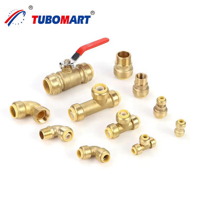 ISO Sertifikalı 1/2 veya 3/4 Kurşunsuz Bakır Gaz Su Sistemi için İtiraz Fit Fittings
