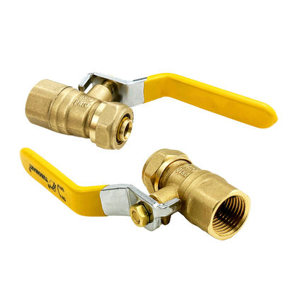 SAI GLOBAL AS4617-2004 Sertifikasıyla Yüksek Basınçlı Özel Destek Bakır Gaz Valfi 1/4-4'