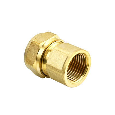 ISO 14001 Sürtünme Pex Basın Fittings Bakır Sıkıştırma Fittings