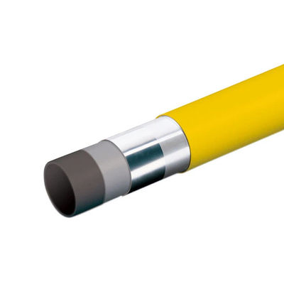 OEM ODM Sarı 16-32mm Yer ısıtma çok katmanlı Al PEX borusu Kompozit PEX gaz borusu