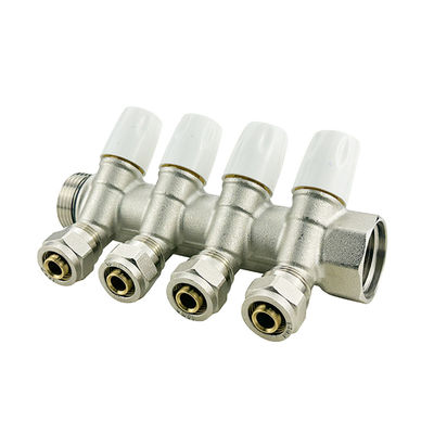 2-6 yollu Hidrolik Isıtma Sistemi Basın Pex Manifold kolay kurulum için