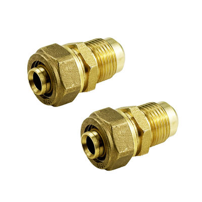 ISO17484-1/AS4176.8 Pex Al Pex boruları için sertifikalı Pex sıkıştırma armatürleri 18*1/2