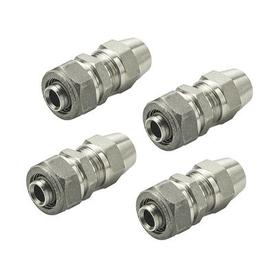 Hızlı Bağlantı Gaz vida Bakır Fittings Erkek Düz Birlik Çok Katmanlı Boru Bir Uçta Ve Erkek Filmiş Adaptör vida