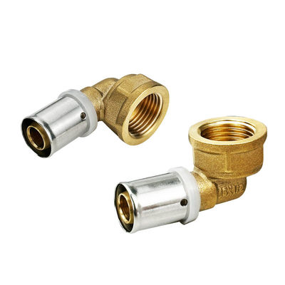 OEM Brass Crimp Press Fittings Fitting DR ve 58-3 Brass Good Quality ile Gaz suyu için Crimping