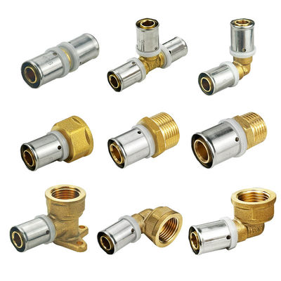 Kalınlaştırılmış Crimping Su Tüplemeleri Düz Pex Basın Fittings Buttwelding PEX PERT ISO 9001/9002 Sertifikasıyla Çok Katmanlı Tüp Fittings