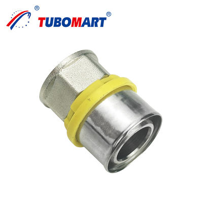 Brass Press Fittings 1/4-4' Boyutları Doğal Gaz Sistemi için TH Tipi Gaz Sistemi İçin