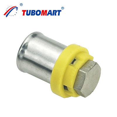 PEX uyumlu PEX Basın Fittings Doğal Bakır Rengi ile CE Sertifikası Özel