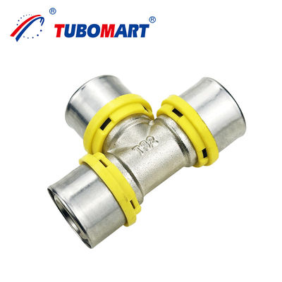 TH Tipi Bakır Basın Fittings 16-32mm Doğal Gaz Sistemi U Ve Evrensel TH&U*H&F&RF için Boyutlar