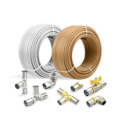 Özel Toptan Toptan Yer Isıtma GAS Pex Al Pex tesisat borusu Plastik 16-32MM Kompozit PEX Al PEX borusu