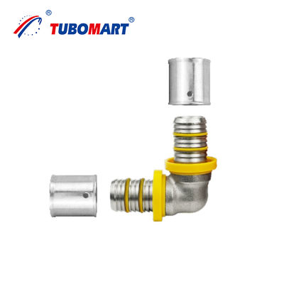 OEM ODM Pex Al Pex Gaz ve Su Sistemleri için Basın Fittings 24 Yıllık Üretim Deneyimi