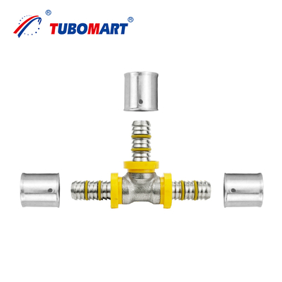 Tubomart Pex Al Pex Basınç Ayarları Eşit Dirseği PEX Gaz Ayarları Gaz Boru Ayarları Sistemi Bakır Malzemeler