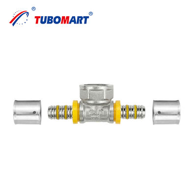 24 Yıllık Üretim Tecrübesiyle Uzun Ömürlü Pex AL pEX Boru Pres Bağlantı Parçası ISO 9001/9002 Sertifikası