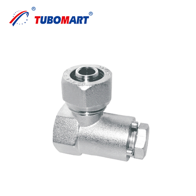 Tubomart Özelleştirilmiş Pex Al Pex Sıkıştırma Bağlantı Parçaları Gaz/Su Sistemi için OEM Pirinç Rengi Veya Nikel Kaplamalı