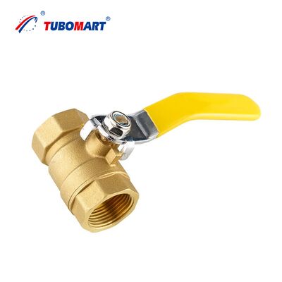 TUBOMART OEM Bakır Gaz Küre Valfı 1/4''-4'' İç İplik Gaz Tedarikçiliği için El Gücü