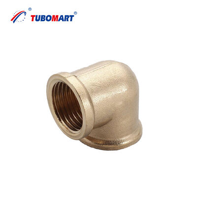 TUBOMART OEM Kaynak Fabrika Döşeme Brass Fittings 1/2 Kadın Erkek Dirseği PEX Boru Çözümleri